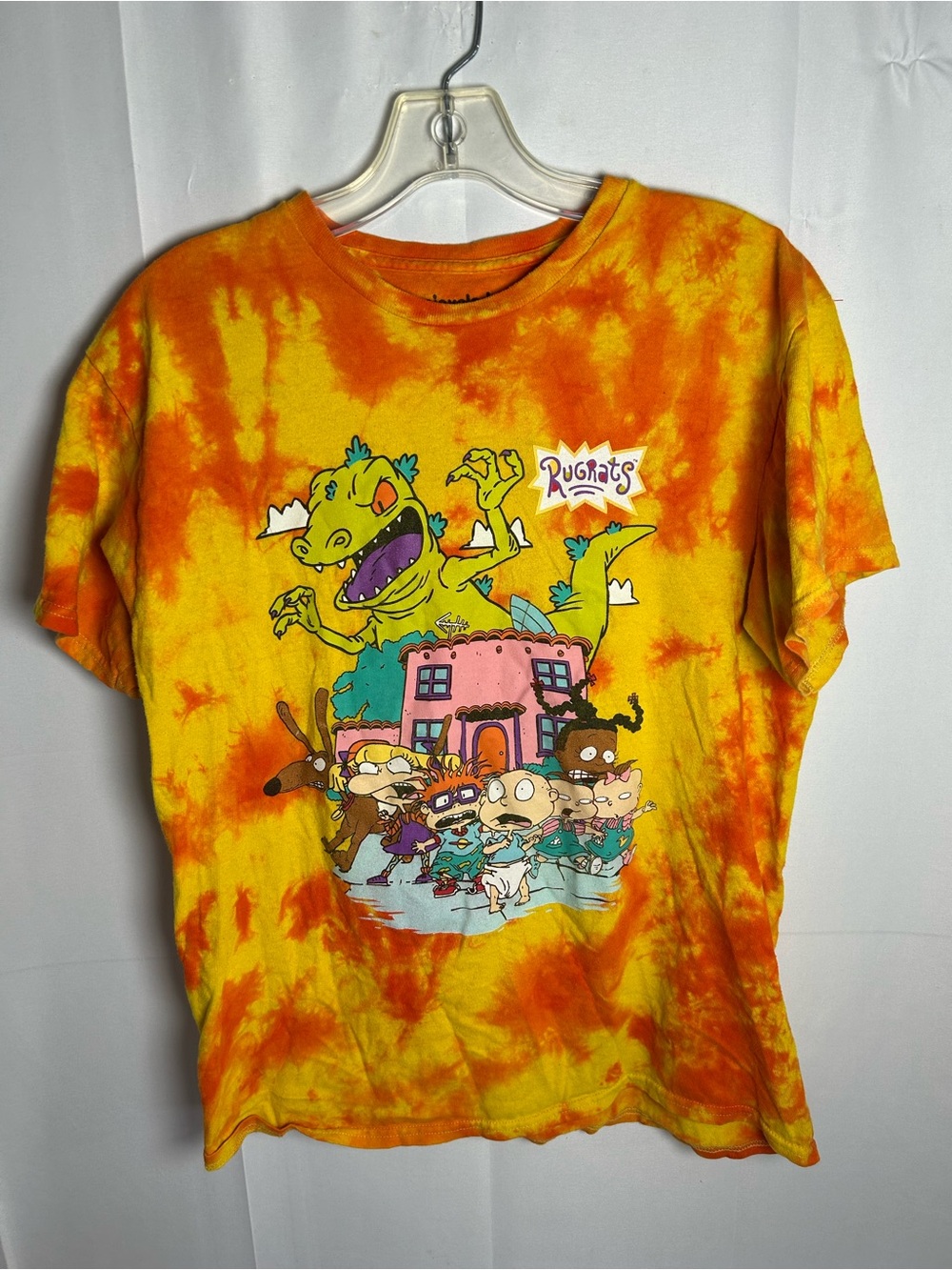 Nickelodeon Rugrats Tie-Dye Tee - Orange & Yellow